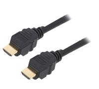 Cable HDMI 2.1 prise male des deux cotes UHD 4K 8K 3m - Noir