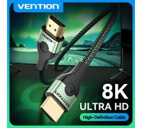 Câble HDMI 2.1 Vention 48 Gbps 8K/60Hz 4K/120Hz, câbles HDMI numériques ULTRA HD 8K, répartiteur pour PS5 PS4 Xiaomi TV Box Switch Xbox PC 8K HDMI 2.1 Cable