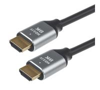 Câble HDMI 2.1a plaqué or 3D UHD HDR ALLM VRR QMS Ethernet 8K 1,5 m / 2 m / 3 m