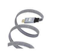 Câble HDMI 48 Gbit/s 8K/4K - Version Plate 2.1, Compatible Avec MIZIQIER, Compatible Avec Les Téléviseurs HD, Les Ordinateurs Portables, Les Projecteurs Et La PS5 (eARC/HDCP/HDR)(10FT-3M-118inch)