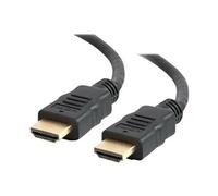 Câbles vidéo C2G Câble HDMI 4K 12 pieds avec Ethernet - Câble HDMI haute vitesse - M/M - Câble HDMI avec Ethernet - HDMI mâle pour HDMI mâle - 3.66 m - blindé - noir