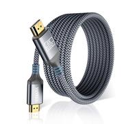 Câble Hdmi 4K 4.5M Câble Hdmi 2.0 Haut Débit 4K@60 Hz 18Gbps Connecteurs Plaqués Or Avec Canal De Retour Ethernet/Audio, Compatible Avec Vidéo 4K Uhd 2160P, Hd 1080P, 3D Xbox Ps3/4 (Gris)