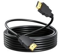 Câble HDMI 4K 4K 4 m, blindé mural HDMI 2.0 CL3 pour moniteur intelligent avec streaming TV, 4K, 1080p @ 144 Hz, classé ARC et CL3 | pour ordinateur portable, moniteur, PS5, PS4, Xbox, barre de son