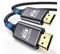 Câble Hdmi 4K 5M, Haute Vitesse Cable Hdmi 2.0 4K@60Hz 18Gbps, Ethernet Retour Audio Supporte Hdr Uhd 3D 1080P Compatible Avec Monitor, Tv Fernseher, Blu-Ray, Ps5/4/3, Xbox, Laptop[GBP6272227]