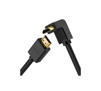 Câble HDMI 4K 60Hz Coudé 270 Degrés Cordon HDMI Ultra HD High Speed Supporte HDR, Ethernet 18Gbps, 3D, Arc
