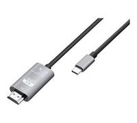 Câble HDMI 4K 60Hz Haute Résolution vers USB-C 1,8m Avizar Gris Gris