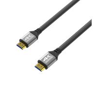 Câble HDMI 4K@60Hz HD 2m compatible ordinateur console PS5 PS4 XBOX TV tablette projecteur lecteur blu-ray