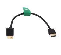 Câble Hdmi 4K 60P 8K30P Uhd Pour Bmpcc 4K Zcam E2 Sony A7Iv F55 Canon C300 Gh5S Nikon Z9 Camera Ronin Rs2 Teradek Atomos Ninja V Moniteur Type A Hdmi 2.1 Angle De Haut 25 Cm[Z2702]