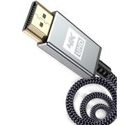 Câble Hdmi 4K 6M Câble Hdmi 2.0 Haute Vitesse 18Gbps Câble Hdmi 2.0 En Nylon Tressé Prise En Charge De La 3D / Retour Audio/Lecteur Blu-Ray/Téléviseur/Moniteur Ultra Hd Ps3 / Ps4 ([GBP6273606]