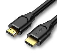 Câble Hdmi 4K, Câble Hdmi 2.0, Câble Hdmi Haute Vitesse, 4K Ultra Hd 2160P (60 Hz), Avec Contacts Dorés, Compatible Pc, Ps4, Ps5, Xbox, Smart Tv, Noir, 30 Cm