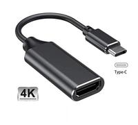 Câble HDMI 4K - ZISONIX - Type C à HDMI - Charge Rapide - Transmission 4K 60Hz - Noir