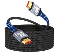 Câble HDMI 5M 2.1 10K 8K,câble HDMI ultra haute vitesse 48Gbit/s 10K 8K@60Hz 4K@120Hz 7680P,HDMI 2.1 prend en charge HDR10 eARC 3D HDCP 2.2et2.3,compatible avec PS5/4 X-Box HDTV lecteur/moniteur/PC