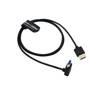 Câble HDMI 8K 2.1 Alvin Grande Vitesse Mince Angle Haut pour Atomos Ninja V, Z CAM E2, Sony FS5/FS7/A7S3, 39.4 pouces, 1m