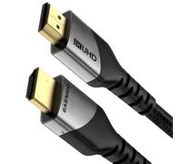 Câble HDMI 8K 2.1 certifié ultra haute vitesse, 48 Gbit/s, 1 m/3,3 pi. par BARNMO - Compatible avec PS5/Xbox, 4K UHD TV/Lecteur Blu-ray, Dolby Vision, barre de son Dolby Atmos/DTS:X