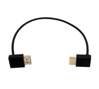 Câble Hdmi 8K 30P 4K 60P Uhd Pour Atomos Shinobi Portkeys Bm5 Feelworld Blackmagic Video Assist 4K Moniteur Sony Fx9 Canon Eva-1 Caméra Type A Hdmi 2.1 Forme L 30 Cm[Z2701]