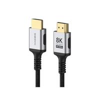 Câble HDMI 8K haute vitesse 4K 240 Hz, 2K 360 Hz, 8K 60 Hz, compatible avec Roku, TV, PS5, HDTV, Xbox, Switch, ordinateurs portables(2m)