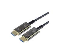 PremiumCord Câble HDMI 2.1 à fibre optique 8K 48 Gbit/s 4K@120Hz HDR 10 m Noir/Or