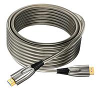 Câble HDMI à fibre optique 8 K 150 m blindé en acier optique HDMI AOC 2.1 48 Gbps Ultra Haute vitesse 8K @ 60Hz 4K @ 120 Hz Dynamic HDR eARC Dolby HDCP 2.2&2.3 pour HDTV/projecteur/home cinéma/boîtier