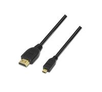 Câble HDMI - Aisens - 0,8 M - Type A Mâle Droit - Type D Micro Mâle Droit - Noir
