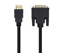 Câble HDMI Aisens A117-0451/ DVI Male - HDMI Male/ 3m/ Black