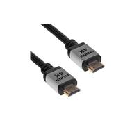 Câble de raccordement Akyga HDMI Fiche mâle HDMI-A 3.0 m noir AK-HD-30P 4K UHD Câble HDMI