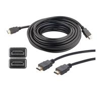 Câble HDMI - AUVISIO - 10 m - 4K UHD - 3D - HEC (connexion réseau)