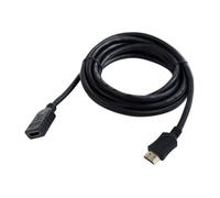 Gembird CC-HDMI4X-15 - Câble d'extension HDMI avec Ethernet - HDMI femelle pour HDMI mâle - 4.5 m - blindé - noir