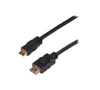 Câble HDMI avec Ethernet Akyga - HDMI (M) vers HDMI mini (M) - 1m noir