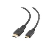 Câble HDMI avec Ethernet GEMBIRD - Mini HDMI 3m - Noir - Support 4K - 3D-Transmission