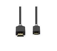 - Câble HDMI avec Ethernet - HDMI mâle pour HDMI mini mâle - 2 m - rond