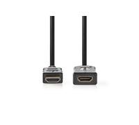 - Câble HDMI avec Ethernet - HDMI mâle pour HDMI femelle - 3 m - noir - rond, support 4K