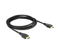 - Câble HDMI avec Ethernet - HDMI mâle pour HDMI mâle - 1 m - triple paire torsadée blindée - noir - support 4K