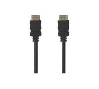 Nedis - Câble HDMI avec Ethernet - HDMI mâle pour HDMI mâle - 5 m - blindé - noir - rond