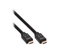 Câble HDMI avec Ethernet - INLINE - 10m - Noir - Support 4K - Actif