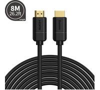 HDMI-2.0-Kabel Baseus, 4K 60Hz, 3D, HDR, 18 Gbit/s, 2 m, schwarz