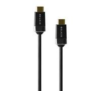 Câble HDMI Belkin haute vitesse plaqué or / 2 m, HDMI0018G-2M