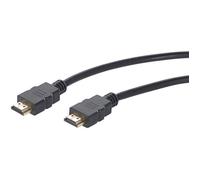 Câble HDMI - Compatible 4K - 3D - Full HD - HEC - Noir - 3 m