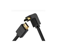 UGREEN Câble HDMI 4K 60Hz Coudé 90 Degrés Cordon HDMI Ultra HD High Speed 18Gbps par Ethernet Supporte HDR 3D Arc Compatible avec PS4 PS3 Xbox One NVIDIA Shield TV 4K UHD Écran (1M)