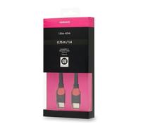 D2 Diffusion Câble HDMI mâle/mâle 0,75 m High Speed compatible 1.4 (3D)