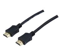 Câble HDMI DEXLAN - 0.5m - Haute vitesse avec Ethernet - Noir