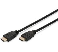 Câble HDMI DIGITUS A->A Ethernet mâle/mâle 4K 3.0m noir or