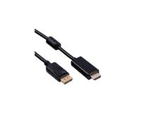 Akyga Câble de raccordement AK-AV-05 DisplayPort mâle, HDMI-A mâle 1,8 m noir