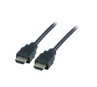 Câble HDMI EFB Elektronik K5430SW.0,5, 0.5m, HDMI Type A Mâle-Mâle, Contacts Or, ARC, Ethernet, 1920x1080 60Hz, AWG 30, Noir