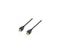 Câble de raccordement Equip HDMI Fiche mâle HDMI-A 15.00 m noir 119374 contacts dorés Câble HDMI
