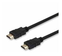 Equip Câble HDMI Fiche mâle HDMI-A 119351 3,00 m Noir 4K UHD contacts dorés