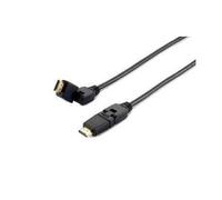 Câble HDMI - EQUIP - 3 m - Connecteur rotatable - High-Speed - Noir