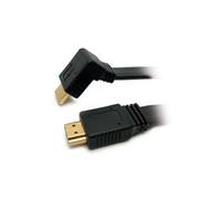 Cable HDMI ethernet brassage coude haute vitesse noir de 1m de Vshop