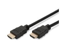 Câble HDMI Ewent avec Ethernet, Prend en Charge 4K 30Hz, UHD 2160p, Ultra HD 1080p, vidéo 3D pour XboxOne, PS4, TV, Ordinateur et Moniteur, 2 mètres