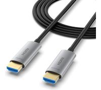 ATZEBE Câble HDMI Fibre Optique-30M, Câble HDMI 4K Supporte 4K@60Hz, HDR, 4:4:4, 3D, Arc, HDCP 2.2, Haute Vitesse 18 Gbps