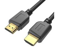 Câble HDMI haute vitesse 4 K 7.5 m Câble HDMI 2.0 18 Gbps, 4 K HDR, 3D, 2160P, 1080P, Ethernet \u2013 Cordon HDMI 30 AWG, retour audio (ARC) compatible avec TV UHD, Blu-ray, Xbox, PS4, PS3, PC